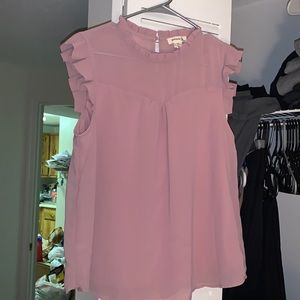 Mauve Sleeveless Blouse